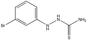 2-(3-bromophenyl)-1-hydrazinecarbothioamide Struktur