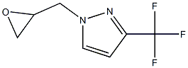 1-(oxiran-2-ylmethyl)-3-(trifluoromethyl)-1H-pyrazole Struktur