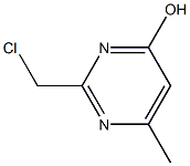 2-(chloromethyl)-6-methyl-4-pyrimidinol Struktur