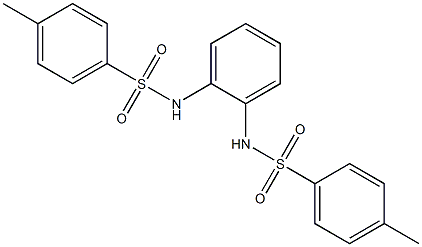 N1-(2-{[(4-methylphenyl)sulfonyl]amino}phenyl)-4-methylbenzene-1-sulfonamide Struktur