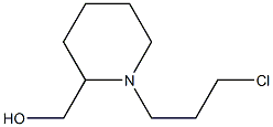 (1-(3-chloropropyl)piperidin-2-yl)methanol Struktur