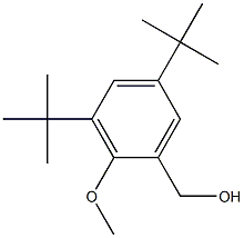 (3,5-di-tert-butyl-2-methoxyphenyl)methanol Struktur