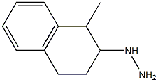 1-(1,2,3,4-tetrahydro-1-methylnaphthalen-2-yl)hydrazine Struktur