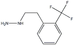 1-(2-(trifluoromethyl)phenethyl)hydrazine Struktur