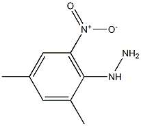 1-(2,4-dimethyl-6-nitrophenyl)hydrazine Struktur