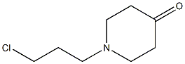 1-(3-chloropropyl)piperidin-4-one Struktur