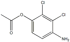 1-(4-Amino-2,3-dichloro-phenyl)-acetic acid Struktur