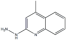 1-(4-methylquinolin-2-yl)hydrazine Struktur