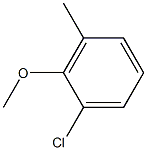 1-chloro-2-methoxy-3-methylbenzene Struktur