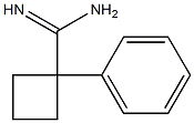 1-phenylcyclobutanecarboxamidine Struktur