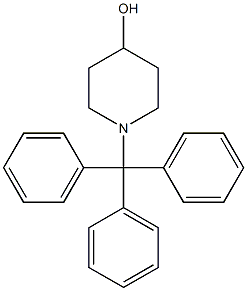 1-tritylpiperidin-4-ol Struktur