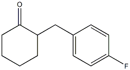 2-(4-fluorobenzyl)cyclohexanone Struktur