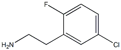 2-(5-chloro-2-fluorophenyl)ethanamine Struktur