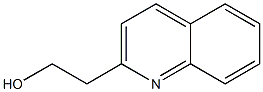 2-(quinolin-2-yl)ethanol Struktur