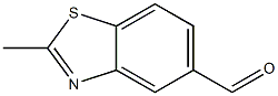 2-methylbenzo[d]thiazole-5-carbaldehyde Struktur