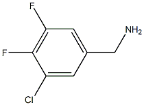 3-Chloro-4,5-difluoro-benzylamine Struktur