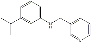 3-isopropyl-N-((pyridin-3-yl)methyl)benzenamine Struktur