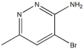 4-bromo-6-methylpyridazin-3-amine Struktur