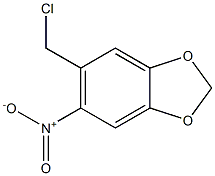 5-(chloromethyl)-6-nitrobenzo[d][1,3]dioxole Struktur