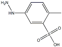 5-hydrazinyl-2-methylbenzenesulfonic acid Struktur