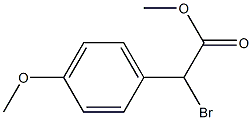 Bromo-(4-methoxy-phenyl)-acetic acid methyl ester Struktur