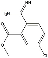 methyl 2-amidino-5-chlorobenzoate Struktur