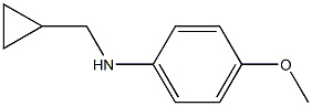 N-(cyclopropylmethyl)-4-methoxybenzenamine Struktur