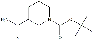 tert-butyl 3-carbamothioylpiperidine-1-carboxylate Struktur