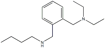 ({2-[(butylamino)methyl]phenyl}methyl)diethylamine Struktur