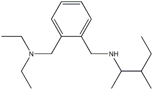 ({2-[(diethylamino)methyl]phenyl}methyl)(3-methylpentan-2-yl)amine Struktur