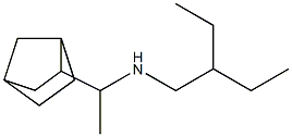 (1-{bicyclo[2.2.1]heptan-2-yl}ethyl)(2-ethylbutyl)amine Struktur