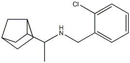 (1-{bicyclo[2.2.1]heptan-2-yl}ethyl)[(2-chlorophenyl)methyl]amine Struktur