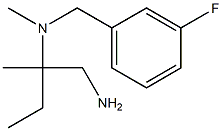 (1-amino-2-methylbutan-2-yl)[(3-fluorophenyl)methyl]methylamine Struktur