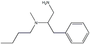 (1-amino-3-phenylpropan-2-yl)(butyl)methylamine Struktur