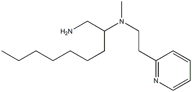 (1-aminononan-2-yl)(methyl)[2-(pyridin-2-yl)ethyl]amine Struktur