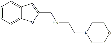 (1-benzofuran-2-ylmethyl)[2-(morpholin-4-yl)ethyl]amine Struktur