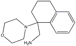 (1-morpholin-4-yl-1,2,3,4-tetrahydronaphthalen-1-yl)methylamine Struktur