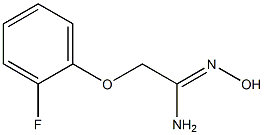 (1Z)-2-(2-fluorophenoxy)-N'-hydroxyethanimidamide Struktur