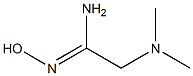 (1Z)-2-(dimethylamino)-N'-hydroxyethanimidamide Struktur