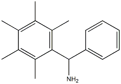 (2,3,4,5,6-pentamethylphenyl)(phenyl)methanamine Struktur