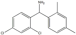 (2,4-dichlorophenyl)(2,4-dimethylphenyl)methanamine Struktur