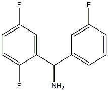 (2,5-difluorophenyl)(3-fluorophenyl)methanamine Struktur