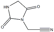 (2,5-dioxoimidazolidin-1-yl)acetonitrile Struktur