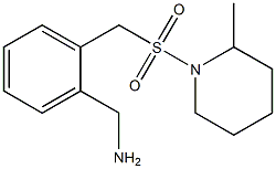 (2-{[(2-methylpiperidine-1-)sulfonyl]methyl}phenyl)methanamine Struktur