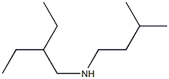 (2-ethylbutyl)(3-methylbutyl)amine Struktur