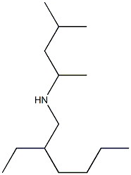 (2-ethylhexyl)(4-methylpentan-2-yl)amine Struktur