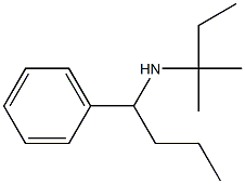 (2-methylbutan-2-yl)(1-phenylbutyl)amine Struktur