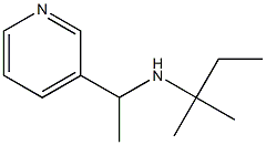 (2-methylbutan-2-yl)[1-(pyridin-3-yl)ethyl]amine Struktur