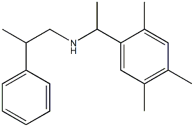 (2-phenylpropyl)[1-(2,4,5-trimethylphenyl)ethyl]amine Struktur