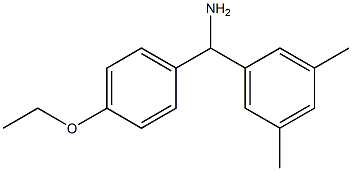 (3,5-dimethylphenyl)(4-ethoxyphenyl)methanamine Struktur